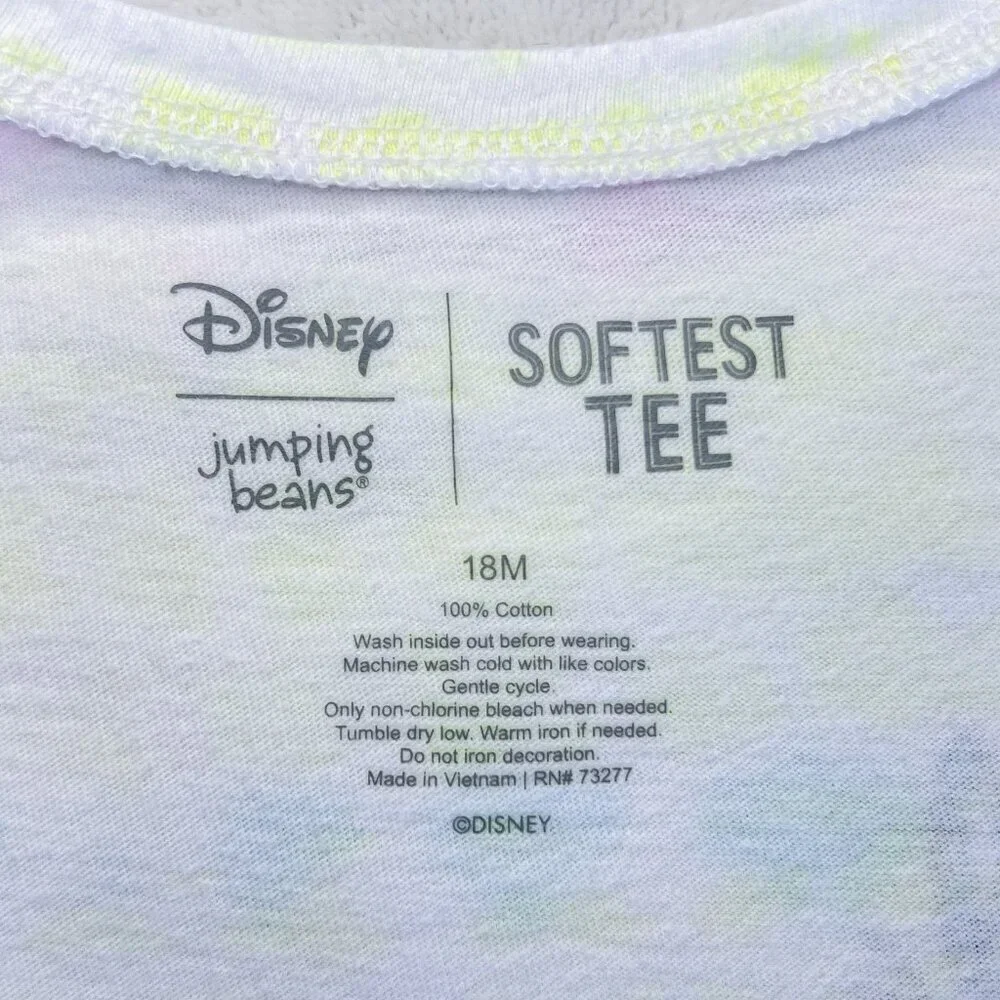 Disney Baby Girls Tee Shirt | 18 Months | Lion King Nala Graphic | Tie Dye